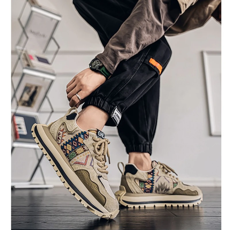 

Men's Sneakers Designer Casual Shoes Fashion Platform Running Shoes Outdoor Tennis Shoes Hot Selling Soft Men Vulcanized 2026