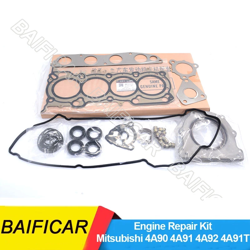 Baificar Band New Front Drive Engine Gasket Oil Seal Repair Kit MW300358 For Mitsubishi 4A90 4A91 4A92 4A91T