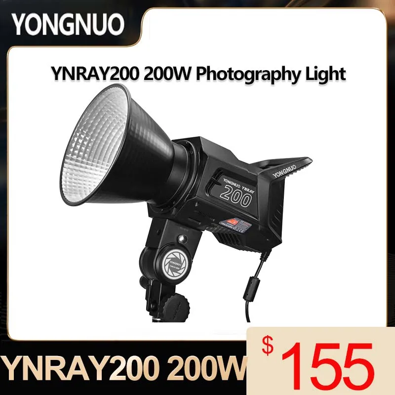 

YONGNUO YNRAY200 200w Fill Light Bi-Color 2500K-6500K APP Control For Video Photography Studio Live Stream