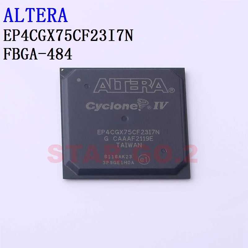 

1 шт. x EP4CGX75CF23I7N FBGA-484 ALTERA Microcontroller