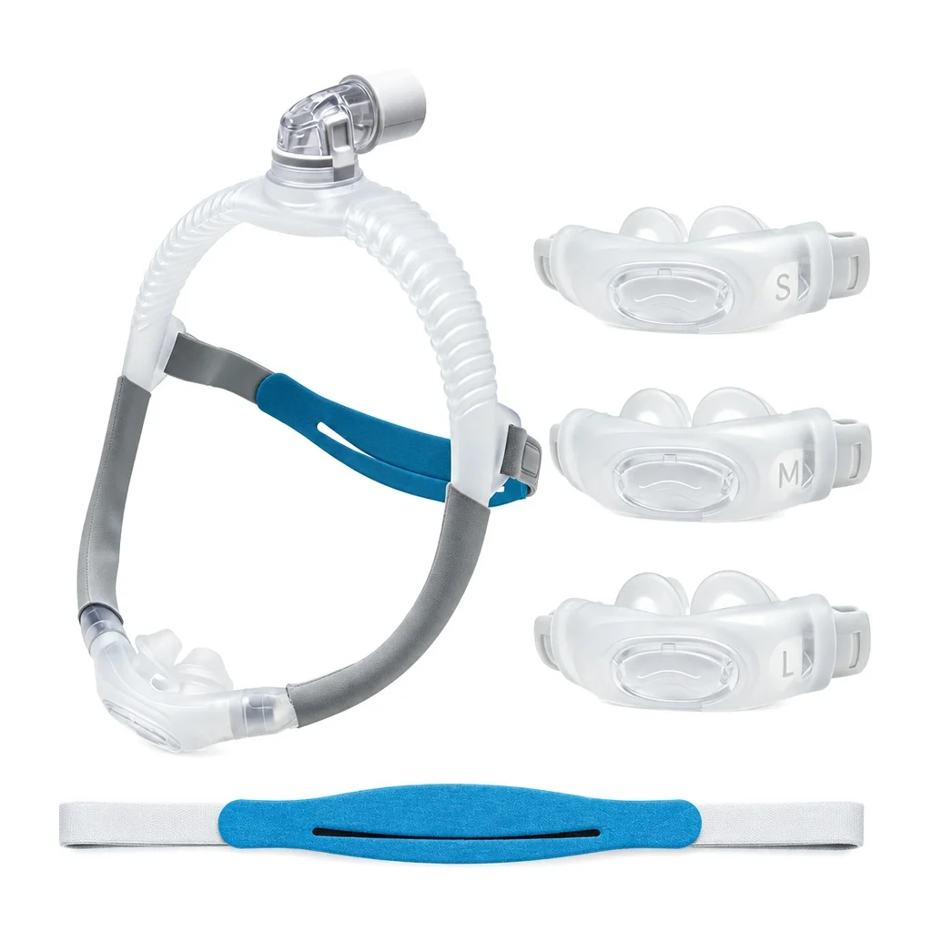AirFit P30i Nasal Pillows CPAP Mask with Headgear Frame Silicone Pillow Cushion S/M/L Size for Sleep Apnea Anti Snoring Health