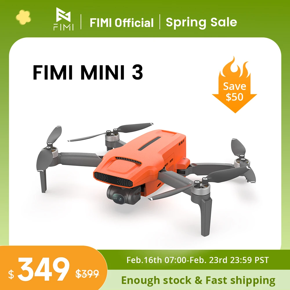 FIMI MINI 3-Drone 4K 60fps AI Super Night Video, portée de 9km, cardan 3 axes, 249g, design ultraléger, suivi intelligent, mini Pro, nouveau