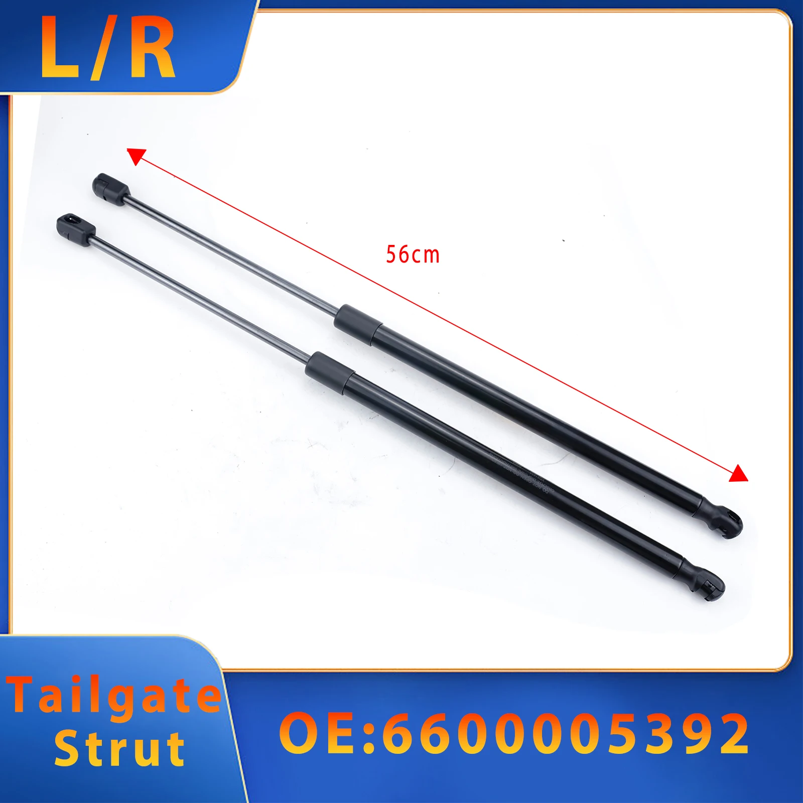 2PCS Tailgate Gas Spring Strut For GEELY COOLRAY SX11/SX11P 2018-2022 1.5T 6600005392 High-Quality Car Accessories
