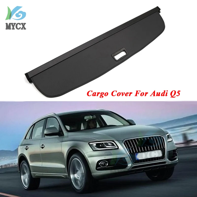 Rear Cargo Cover For Audi Q5 2010 2011 2012 2013 2014 2015 2016 2017 2018 privacy Trunk Screen Security Shield shade Accessories