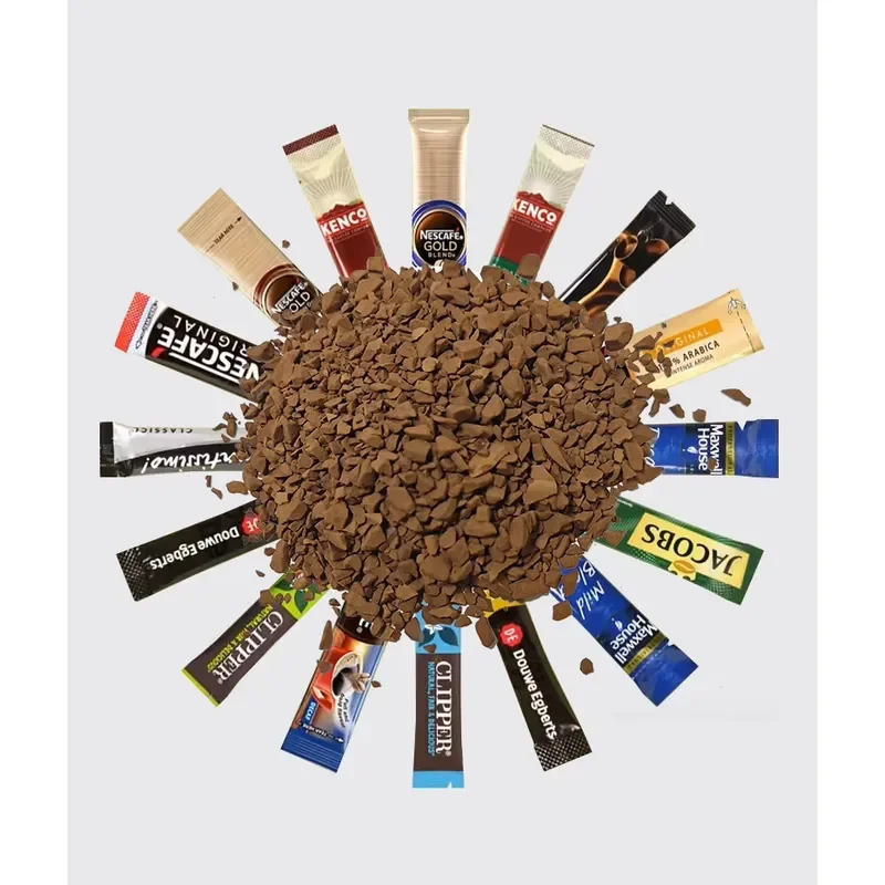 Full Automatic Multi Lane Vertical Back Seal Small Bag Filling   Dried Espresso Granule Sachet Coffee Packing Machine