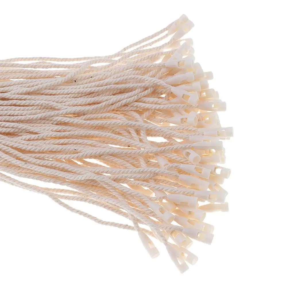 Polyester Retail Labeling String Flexible Hook Tie Clothing Tag Supplies for Warehouse Apparel Organization