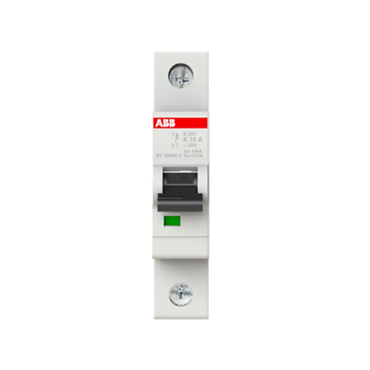 12 PCS S201-K10 10115579 2CDS251001R0427 Miniature Circuit Breaker - S200 - 1P - 10 A - K - (AC) 6 kA