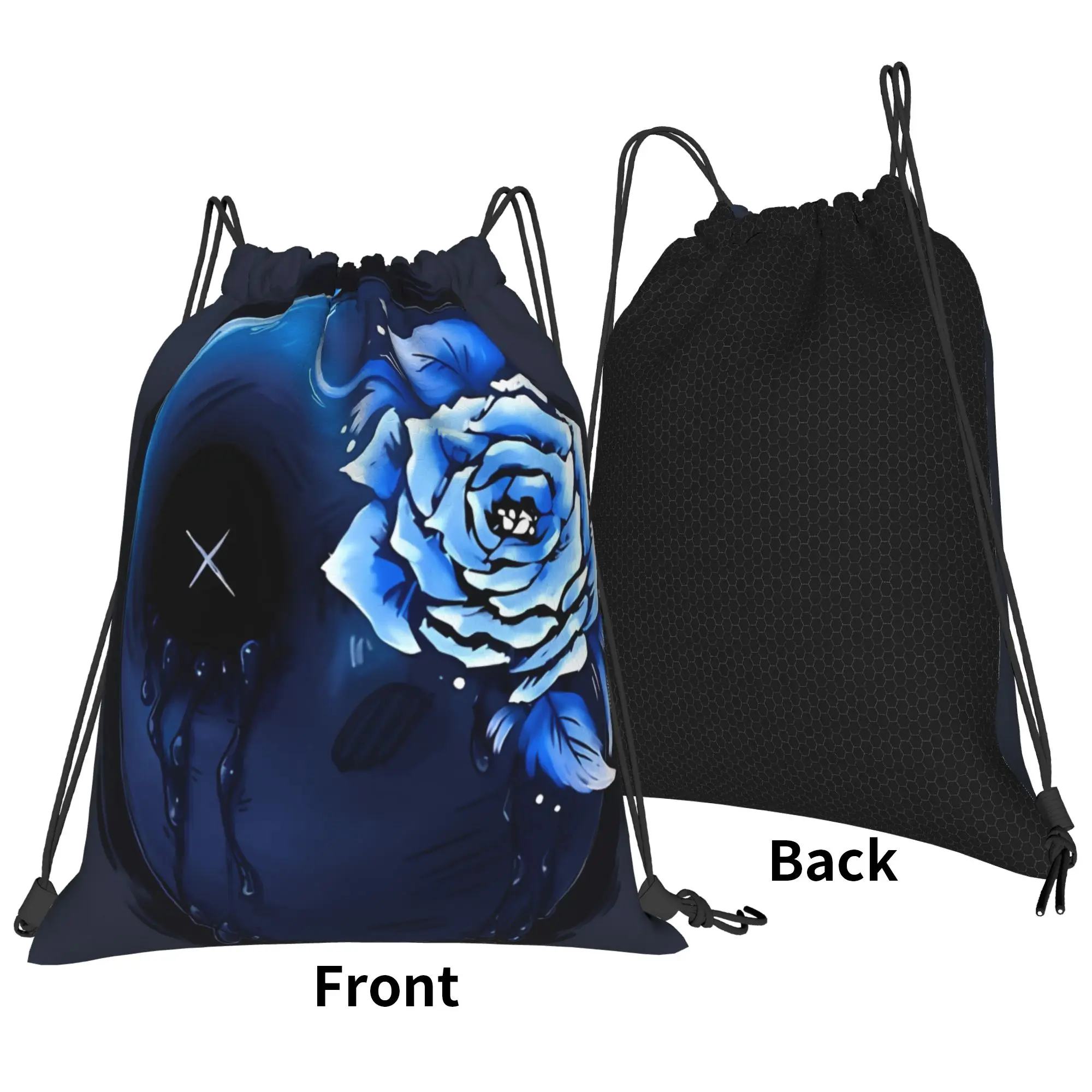 Eyeless Jack Horror CCreepypasta Portable Hiking Riding Gym Drawstring Vintage Horror Storage Backpacks