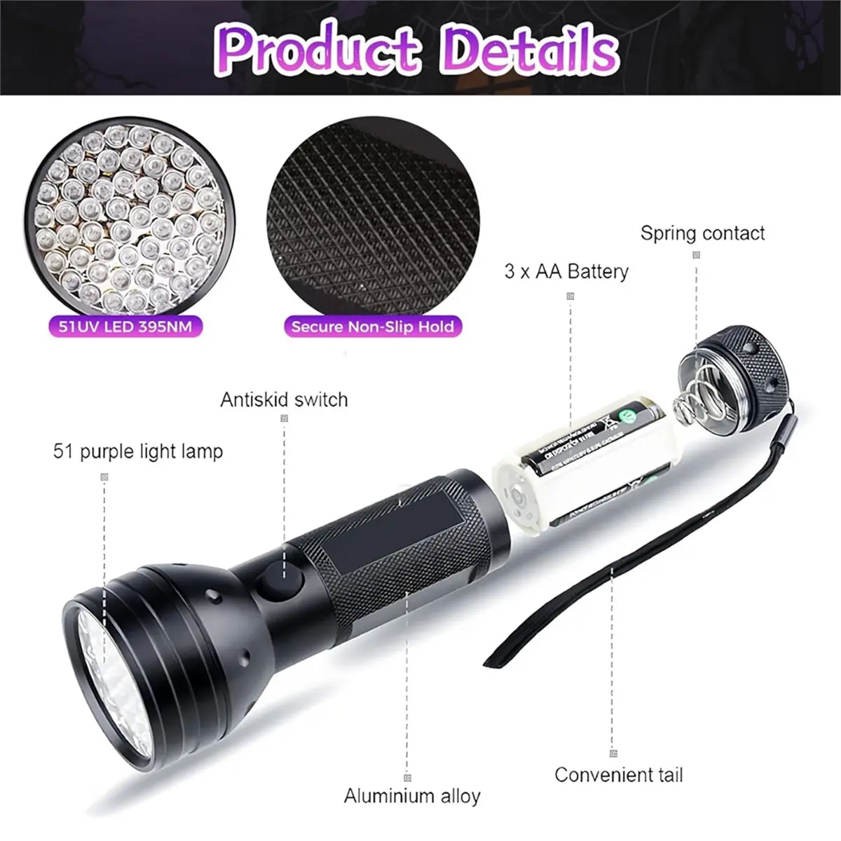 

Budget-Friendly-Equipment Kit - 6 Pcs Set with Emf Meter, UV Flashlight, LED Light Up Pet Cat Ball - for Home and Inspections