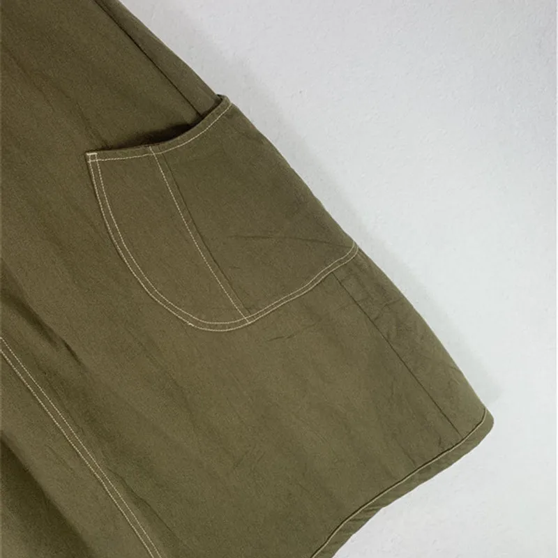 Retro japanische Sle Baumwolle f Rock knielang Midi Soft Girl Vintage künstlerischer Geschmack Gypsy Damenröcke Ci Pendeln