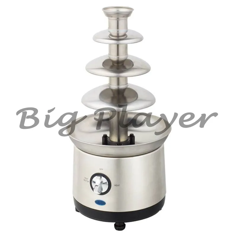 

Four layer DIY chocolate fountain machine waterfall hot pot melting machine automatic melting tower party home life commercial