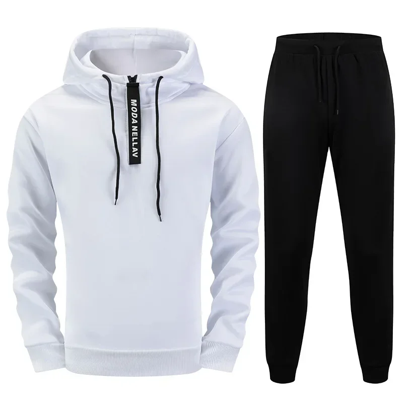 

Daily Sports Hot Sale Autumn Winter Casual Men's Tracksuit Hooded Outdoor Single Piece Sweatshirt And Sweatpants Comfort Jogging