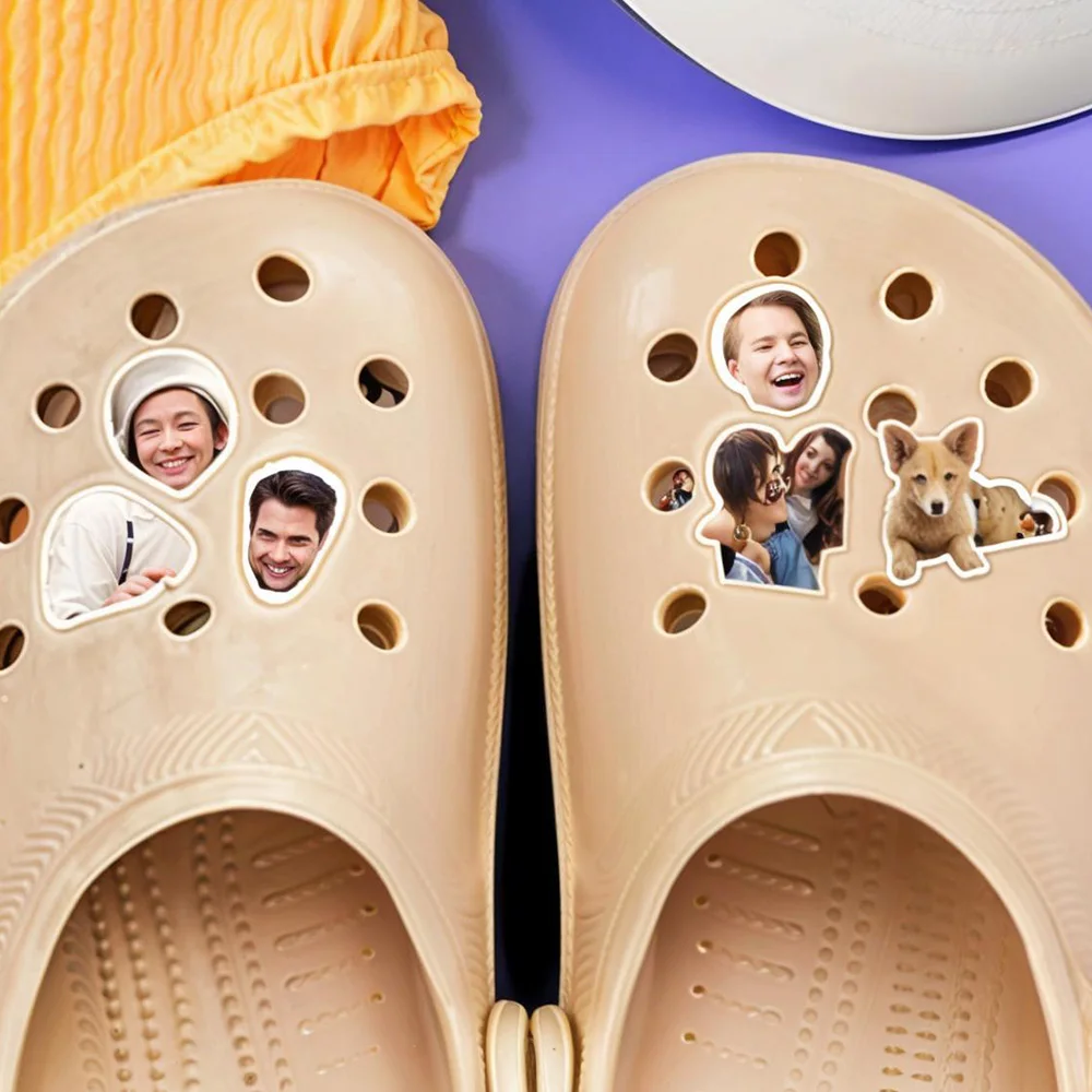 1pc Custom crocs shoe accessory - personalized image design, suitable for everyday use, and also a beautiful gift. view 5