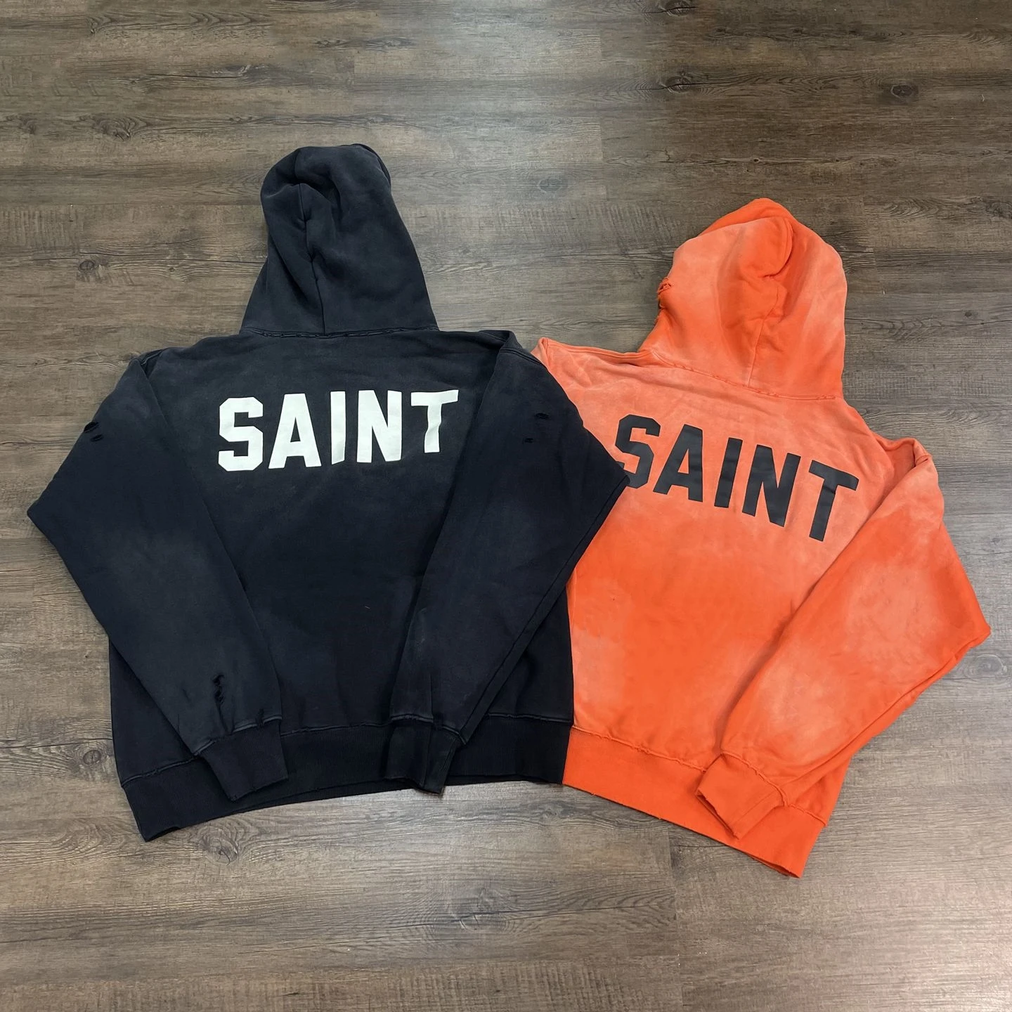 Yao mode SAINT OF Michael 25SS Streetwear ample Baggy Logo imprimé Style Simple hauts à capuche sweat-shirt décontracté à capuche pour hommes