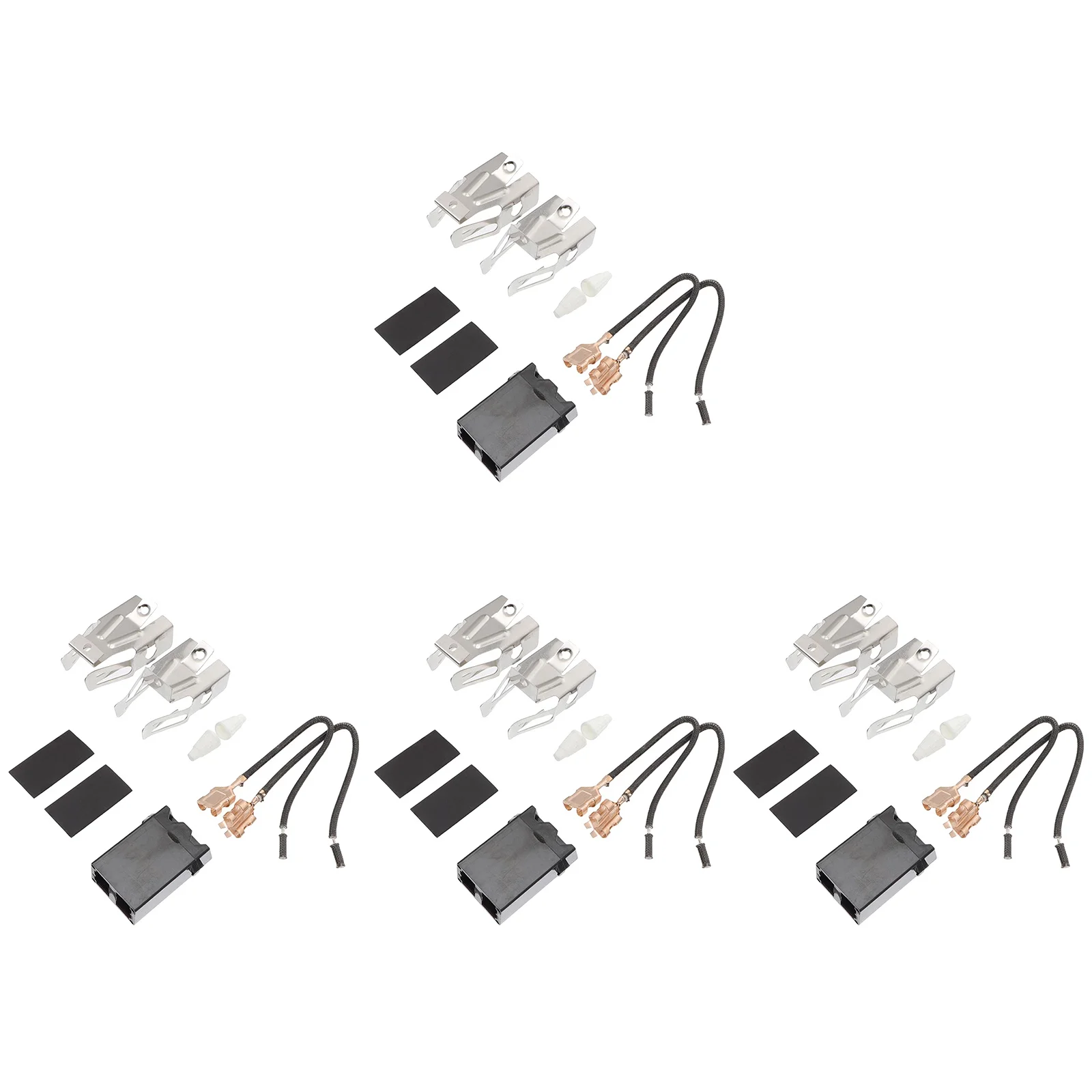 

4 set Universal Range Stove Elements Plug Receptacle Block For Electric Oven Burner Terminal Replacement Kit Surface Burner