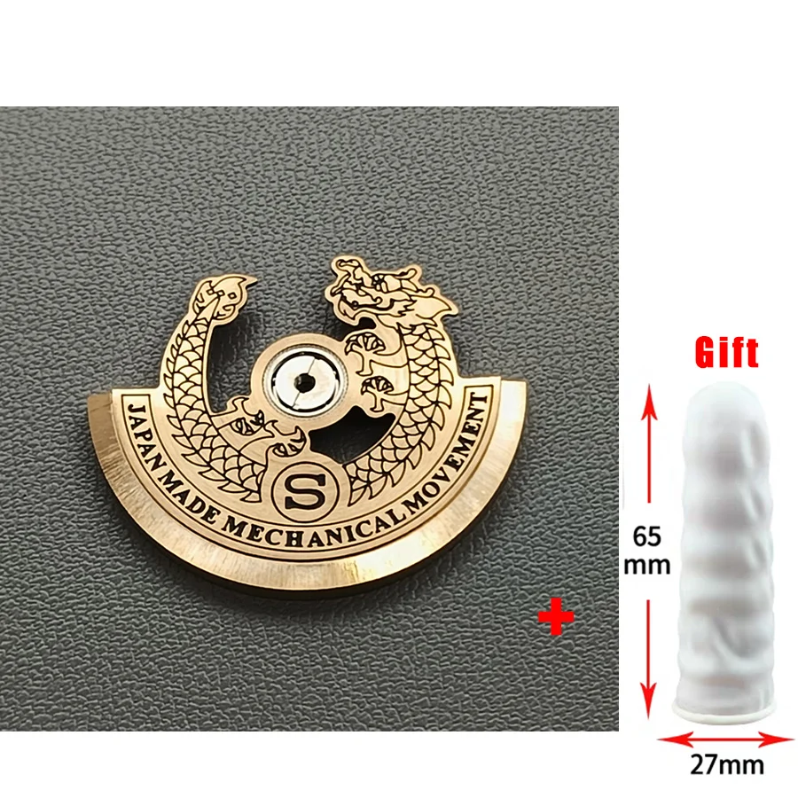Mod NH36 NH35 Rotor Automatic Hammer Rotor with Finger Cots Fits NH34 NH35 NH36 NH38 4R35 7S26 Watch Movement Rotor Parts