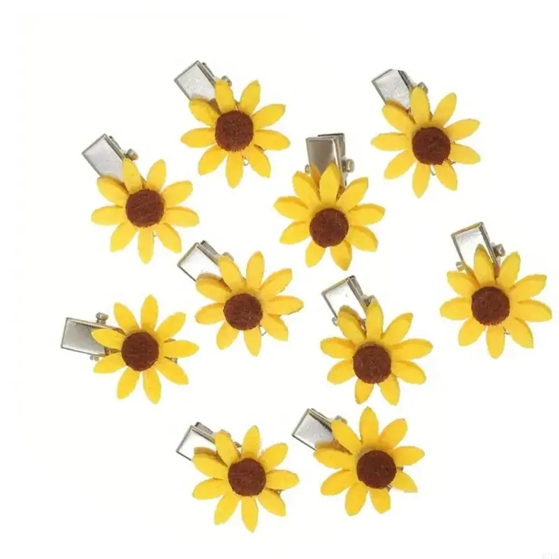 

10 шт. Подсолнечный барьер Barrettes Мягкая ткань.
