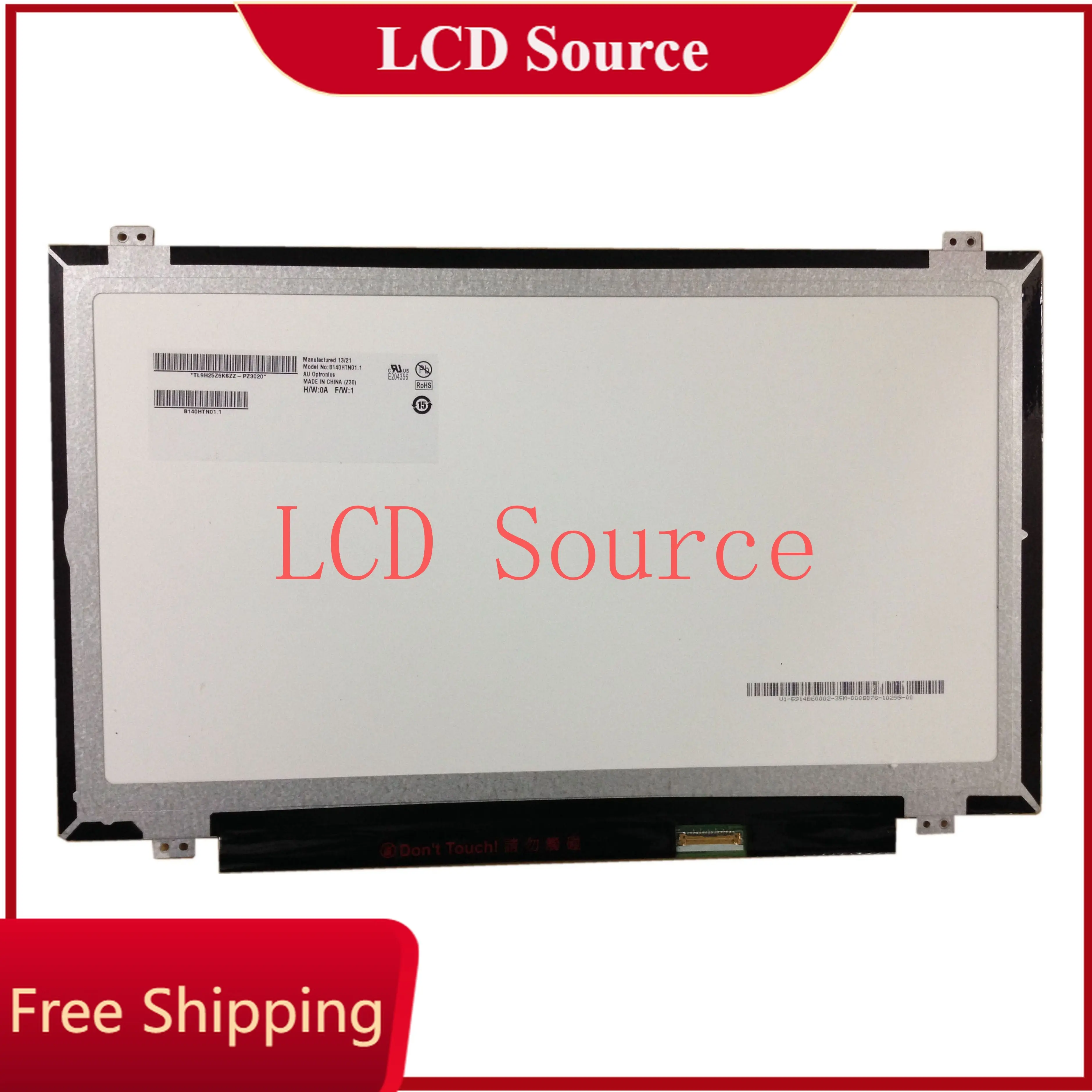 

B140HTN01.1 fit B140HTN01.2 B140HTN01 LED Display Screen Laptop LCD LED Screen 1920*1080 LCD Laptop