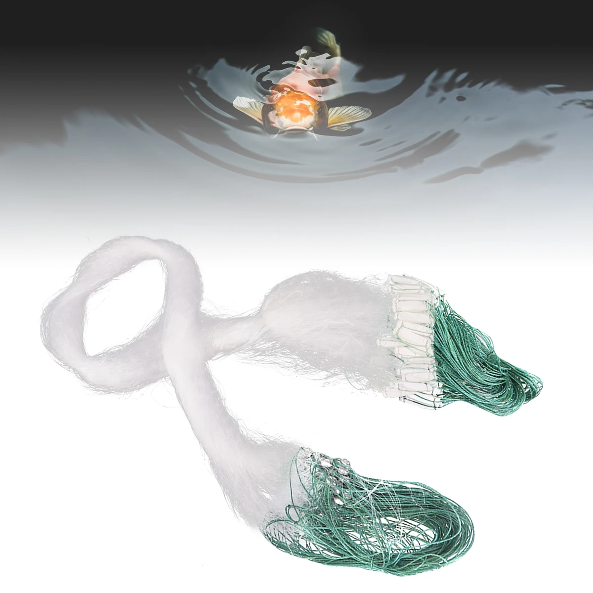 

1PC Three-layer Fishing Net Fish Capture Net Silk Fishing Net Fish Trap Accessory for Individual Professional