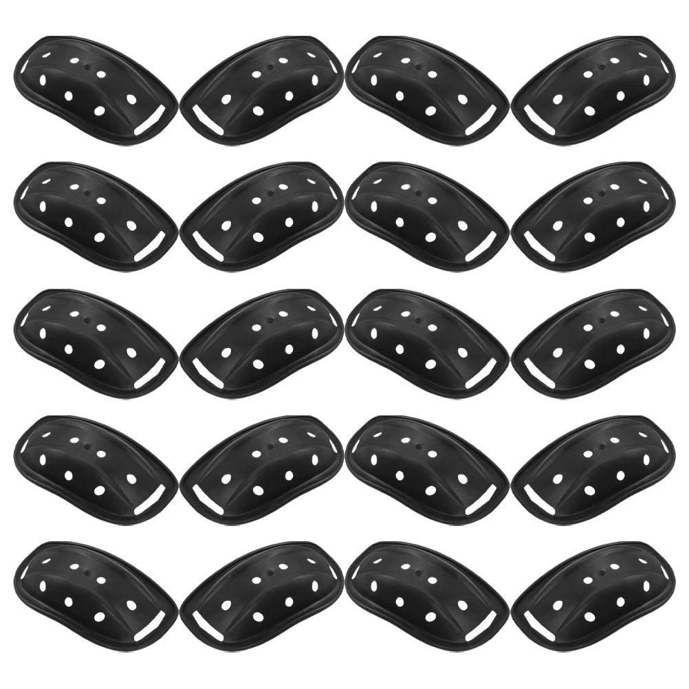 

20pcs Chinstrap Cover Hard Pad Holder Motorcycle Plastic Cushion Attachment Accessory Fixture Protector SafetyHelmet