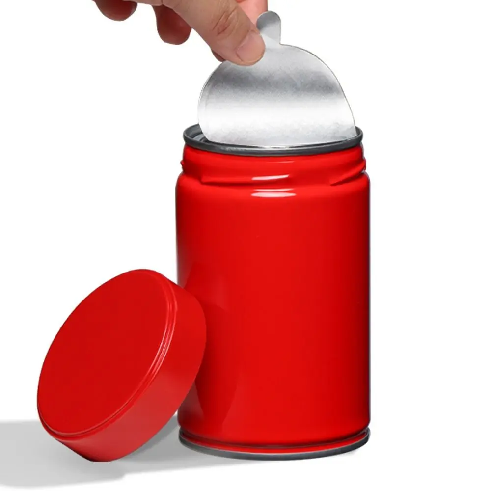 

Hiqh Quality Tinplate Tea Tin Large Capacity Round Sealed Tea Can Moisture-proof Tea Jar for Home&Travel