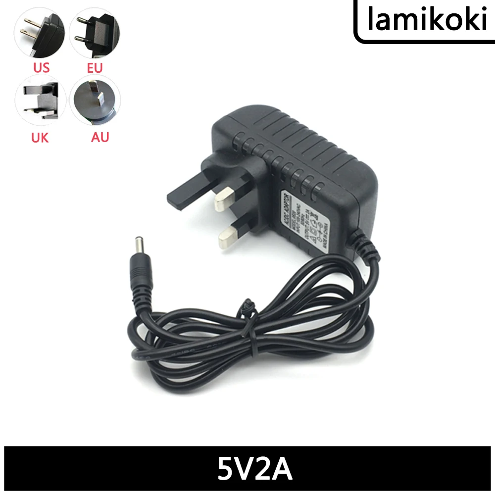 British Standard British Standard Three-legged Port Plug 5V 2A Power Adapter Set-top Box 5V 2000ma Power Cord Small Head 3.5mm