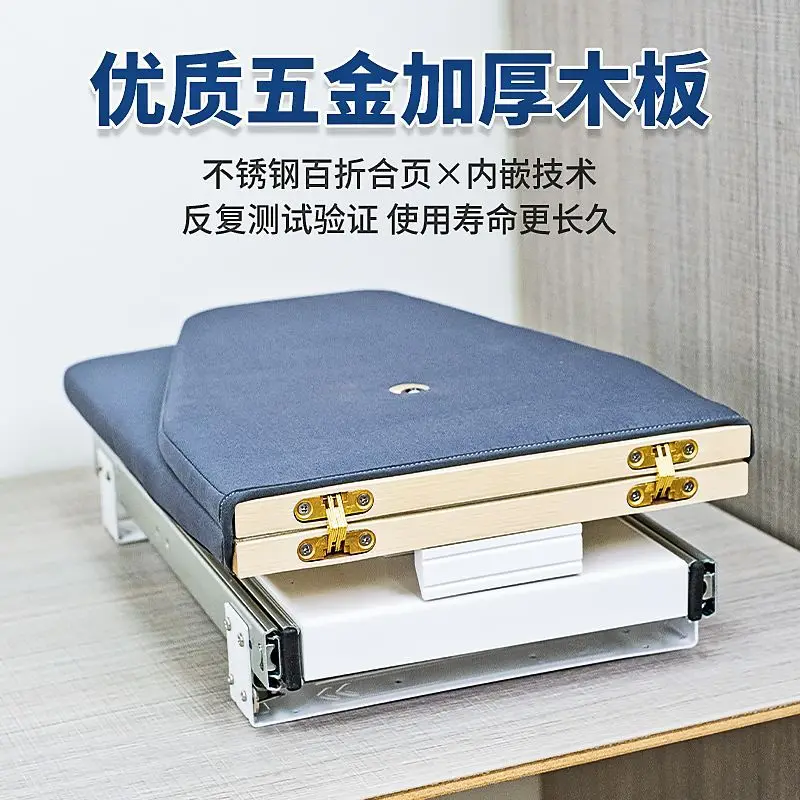 Drawer wardrobe Push-pull folding ironing board Cloakroom Hidden ironing board Rotary household ironing tool
