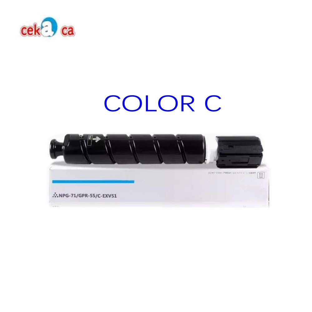 Imagem -03 - Toner Completo para Canon Imagem do Desenvolvedor Atacado Novo C5535i C5540i C5550i C5540 C5550 C5560 Npg71 Gpr 55 C-exv51