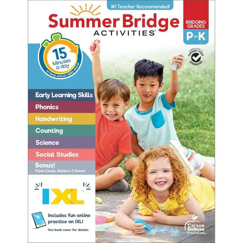 Summer Bridge Activities Grades PK  K Carson Dellosa Education Carson Dellosa Education 9781483872681 Book