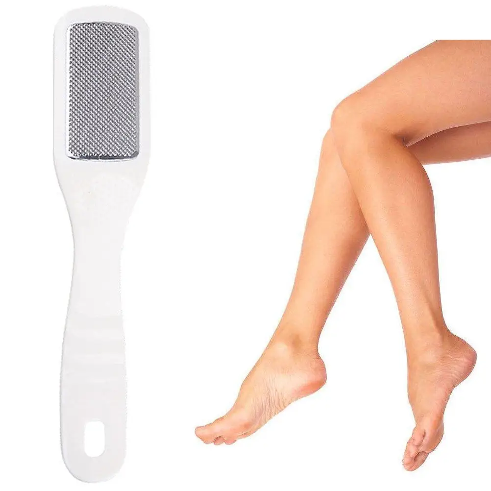 Stainless Steel Foot File for Callus Removal – Professional Pedicure Tool to Exfoliate Dry, Cracked, Dead Skin