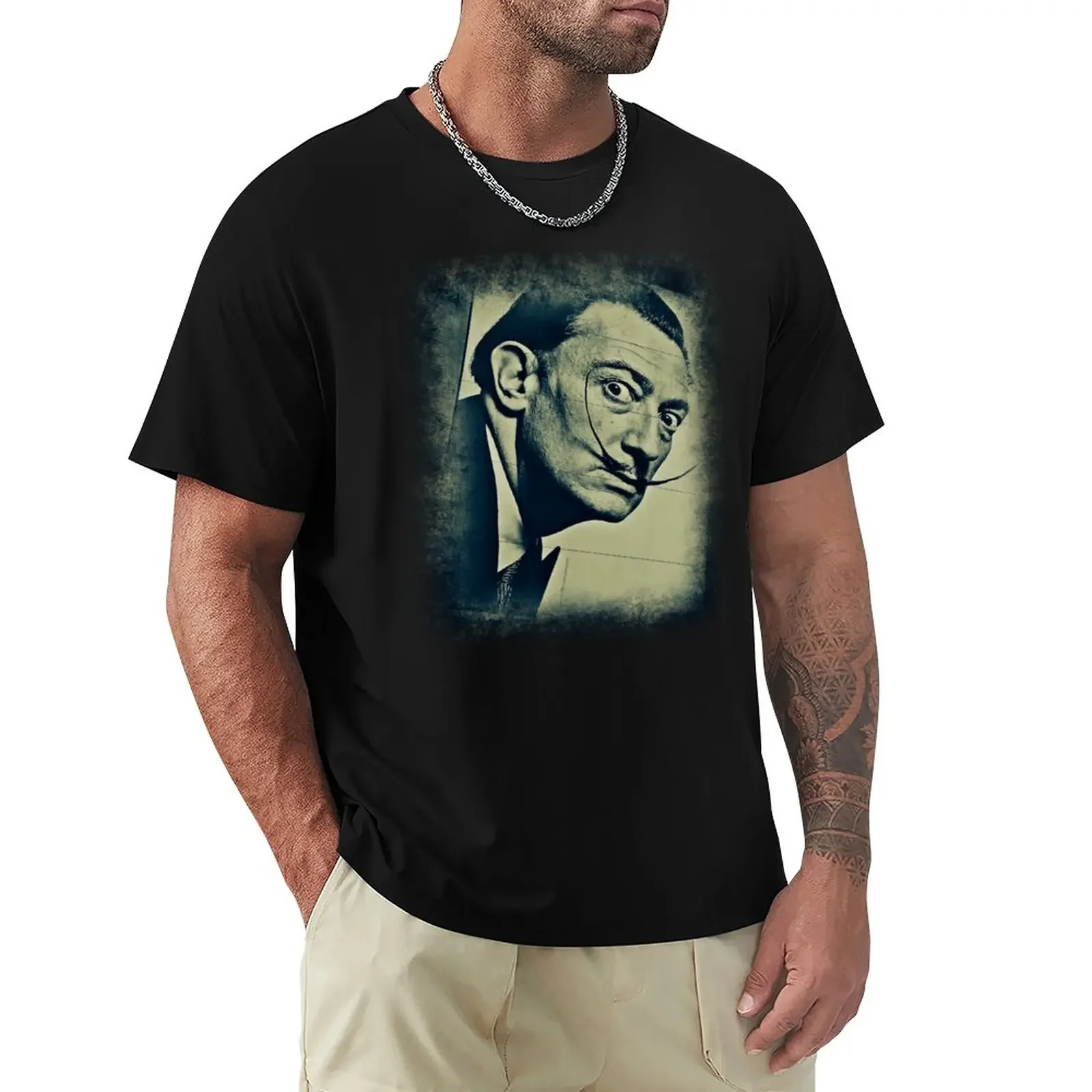 

Dali T-Shirt summer clothes vintage clothes heavy weight t shirts for men