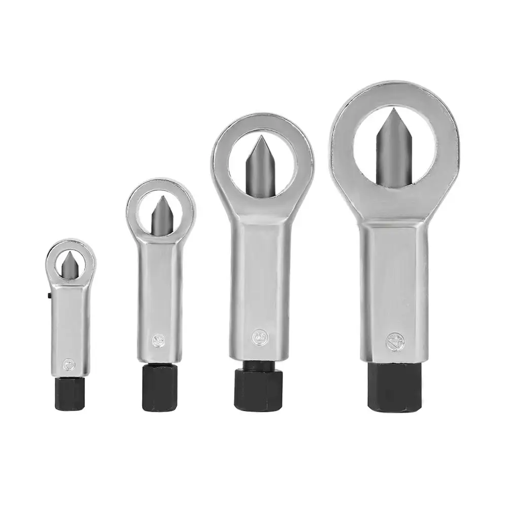 9-27mm Heavy-Duty Nuts Splitter Tools Set Nut Breaker Tool Wrench Damaged Screw Nut Extractor Remover Hand Splitting Tool