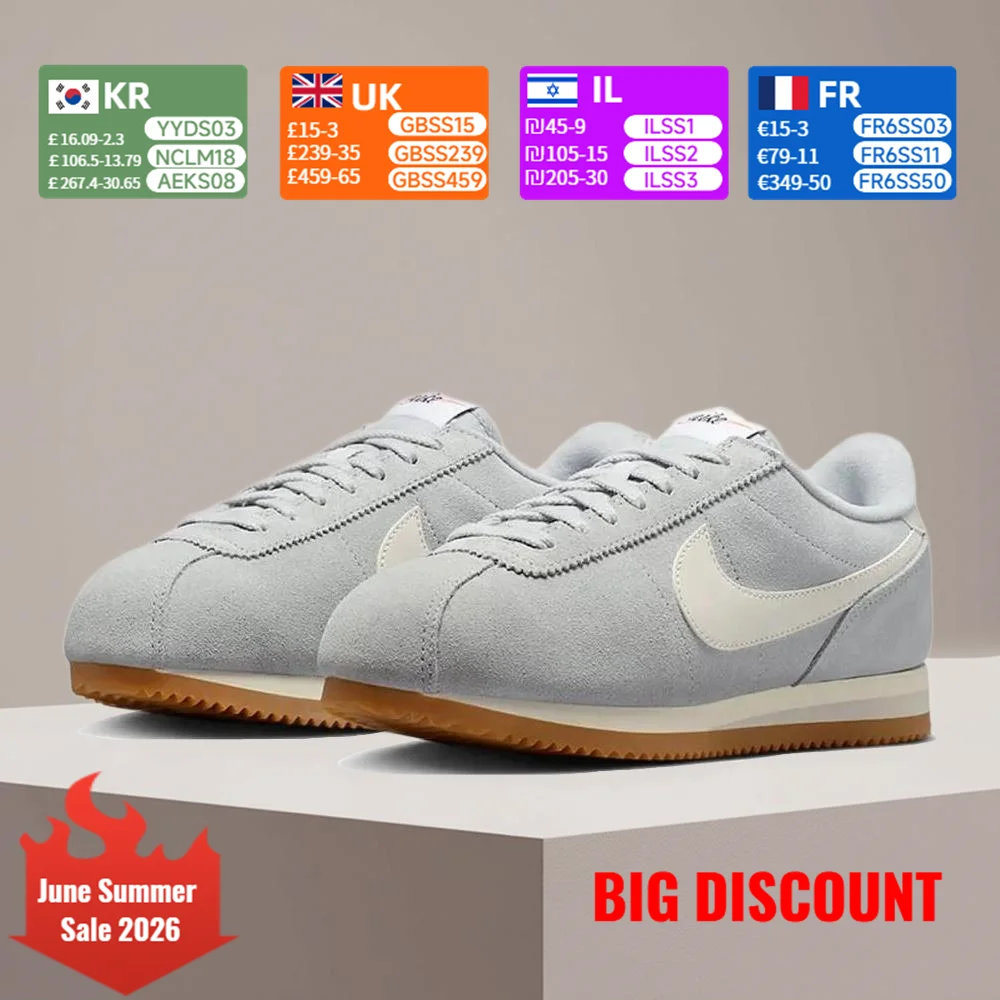 

Nike CORTEZ Women's Fashionable and Versatile Sneakers: Non-slip, Durable, Soft, Comfortable, and Breathable IB1857-002