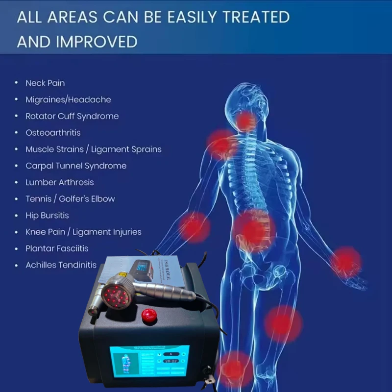 

Professional 650nm+808nm Cold Laser Therapy Device Medical Grade Pain Relief & Physiotherapy Equipment