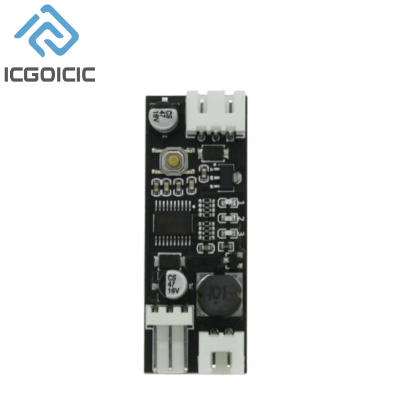 Pengontrol Kecepatan Kipas PWM 12V 0,8A - Kontrol Suhu untuk Kipas 2/3 Kawat - Modul Pengurang Kebisingan dengan NTC B 50K 3950