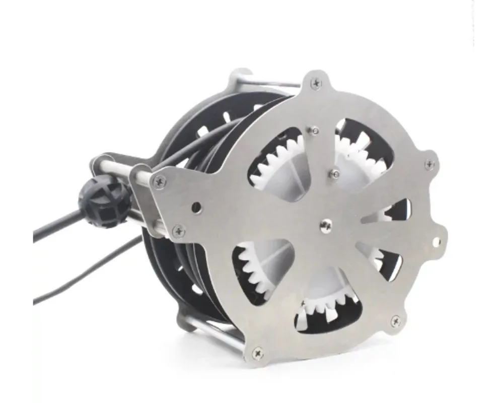 Retractable Network Cable Reel, Signal Cable Take‑up Winder for Monitor Equipment