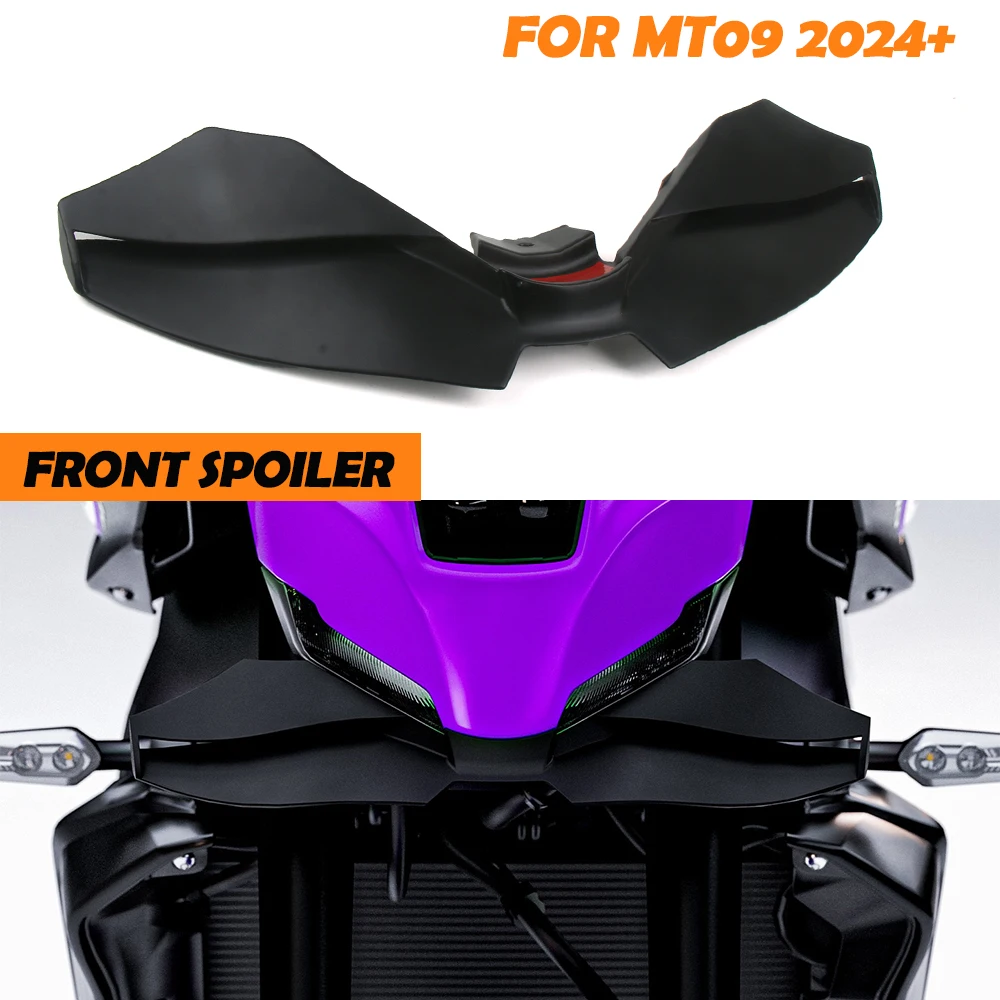 

Для MT-09 MT09 SP 2024 2025 мотоциклетные карбоновые прижимные передние спойлеры, аэродинамическое крыло, комплект переднего спойлера