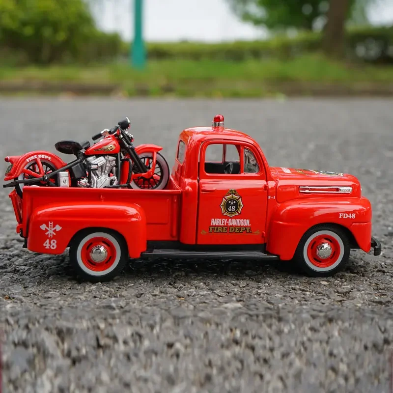 Maisto 1:24 1948 Ford F1 Pickup Alloy Car Model Diecast Metal Toy Car Model Off-road Vehicle Simulation Collection Children Gift