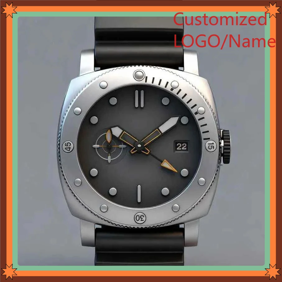 A989 Store 46mm Men's Luxury Watch in 904L Steel Automatic Mechanical Movement Customized Watches