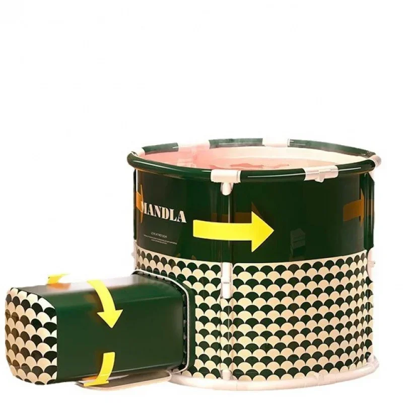 

Складная ванна для всего тела для взрослых и детей с растягивающейся ногой, портативная ванна для домашнего использования