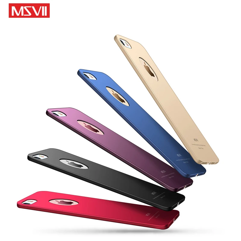 For iPhone5S Case MSVII Ultra Slim Frosted Hard PC Cover For Apple iPhone 5 5S 5SE SE 2 SE2 2020 iPhone5 iPhoneSE Phone Cases
