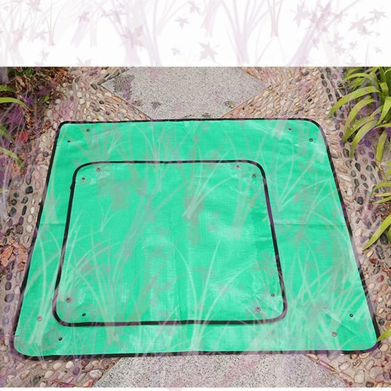 

68 см 100 см коврик для посадки PE садовый коврик для горшков водонепроницаемые многоразовые коврики для садоводства цветов пересадка складная подушка E2