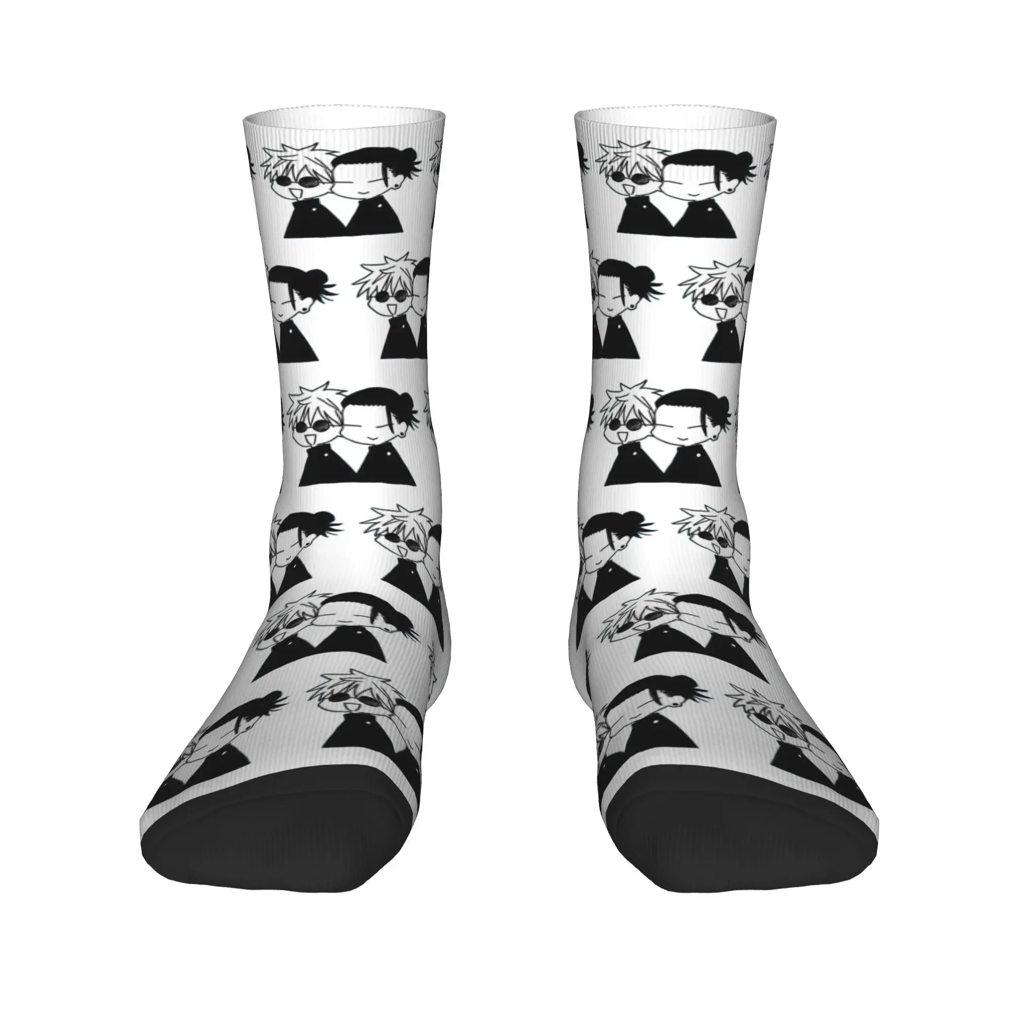 

Gojo Satoru and Geto Suguru Socks Harajuku Super Soft Stockings All Season Long Socks Accessories for Man Woman Gifts