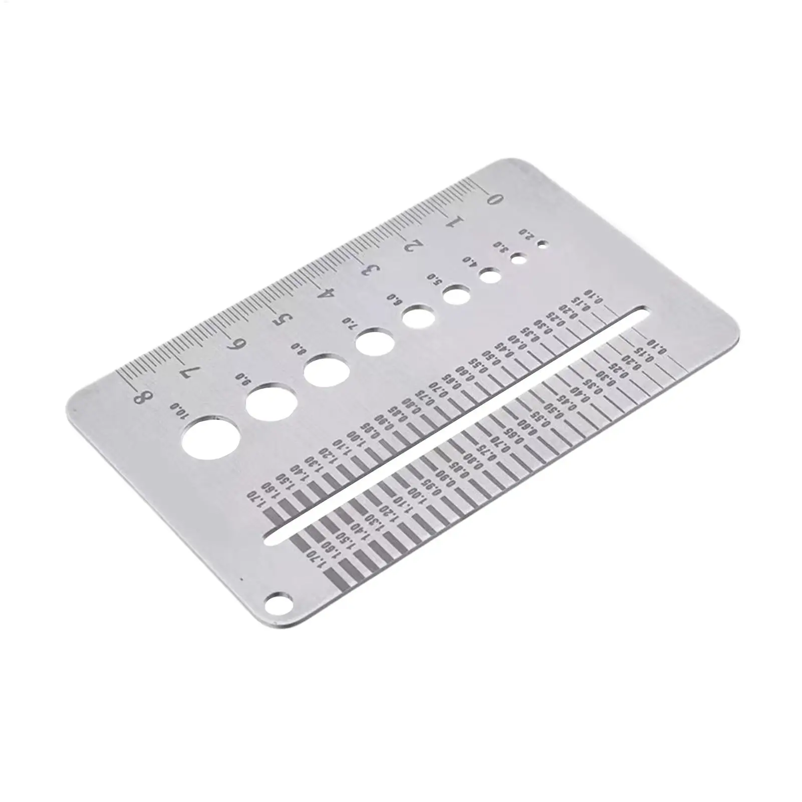 Portable Crack Width Gauge Card Precision Gap Measuring Tool for Concrete Wall Inspection Home Construction Monitoring