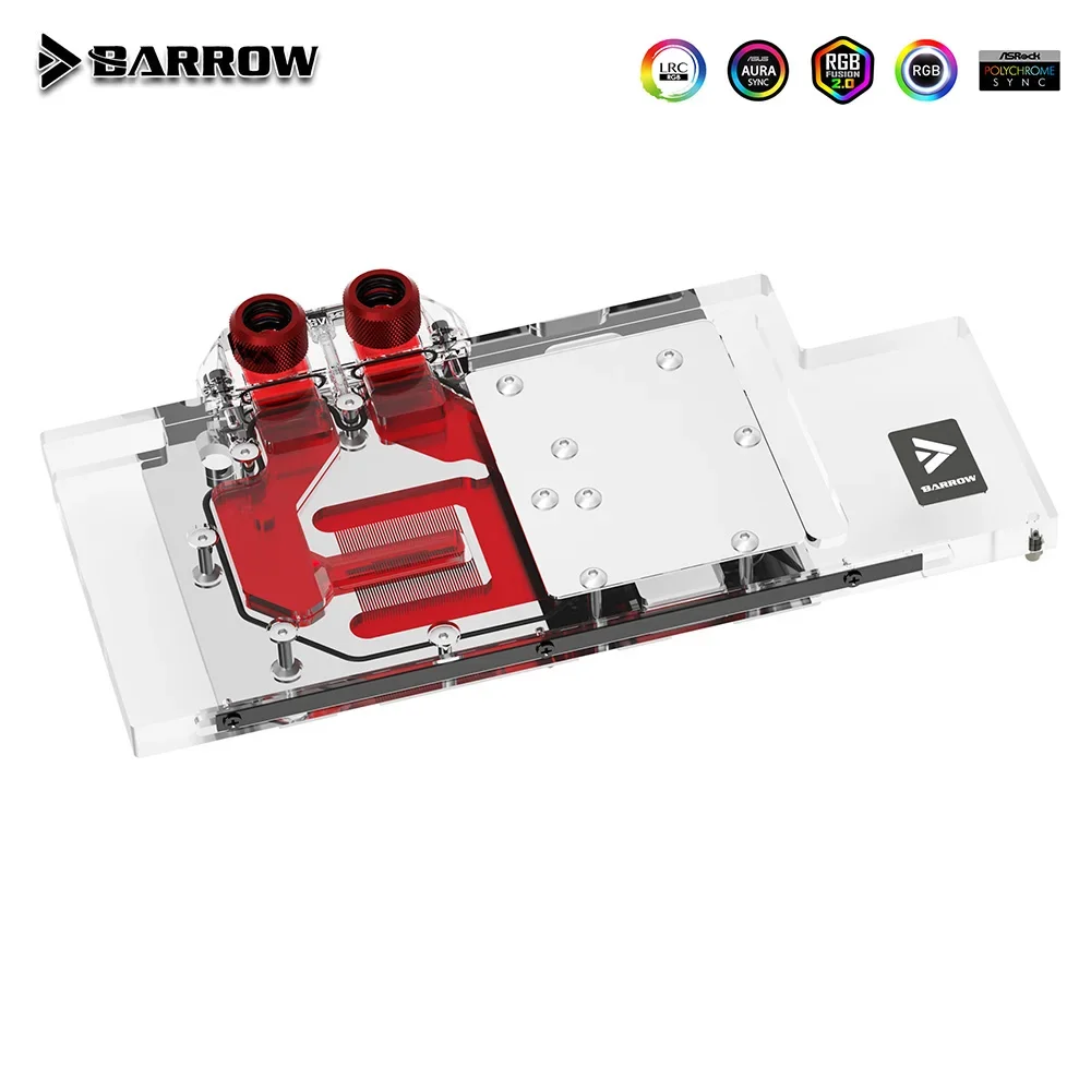 

Barrow GPU Water Block For ASUS ROG STRIX GTX1080TI/1080/1070TI/1070/1060 Graphics Card Cooler 5V ARGB 3PIN AURA SYNC