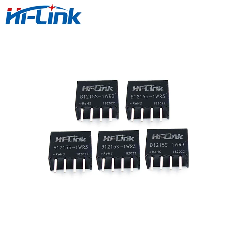 Free Shipping 10pcs/lot Hi-Link 12V Input to 15V 67mA Mini Circuit DC-DC Converter B1215S-1WR3 Power Supply Module Manufacturer