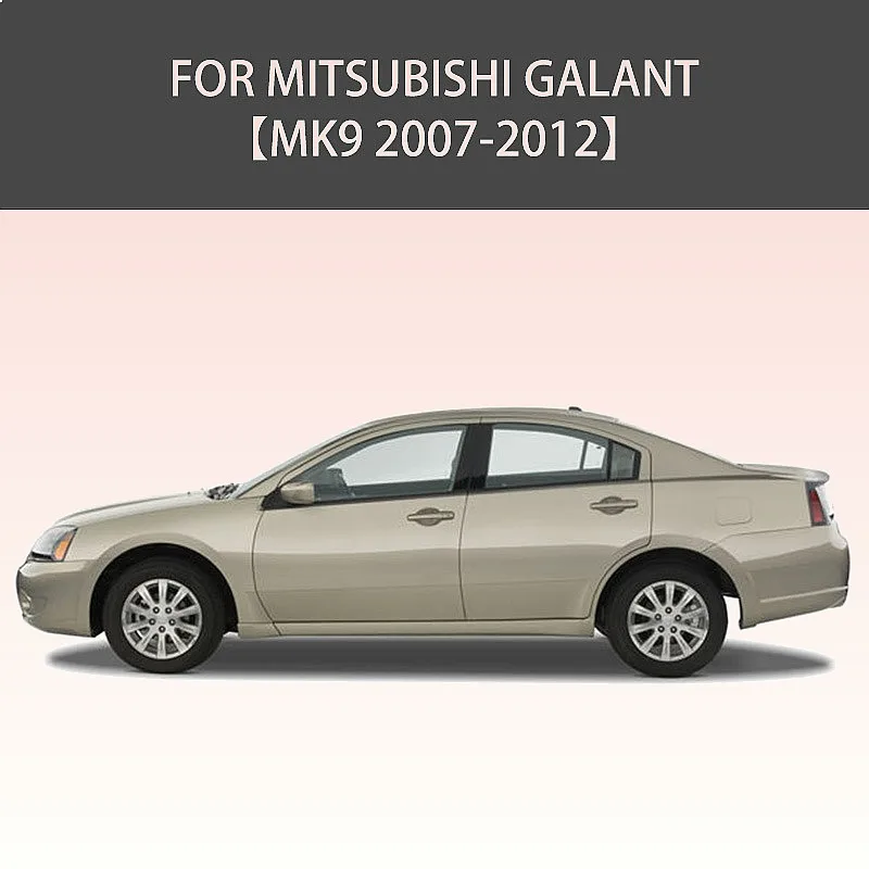

For Mitsubishi Galant 2007-2012 Car Window Visor Rain Sun Shade Side Deflector Windshield Awning Accessories Styling
