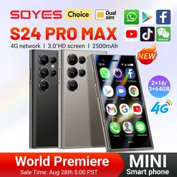 World Premiere SOYES S24 Pro  Max Mini Smartphone 2+16GB Android8.1 Dual SIM Standby 2500mAh 4G Network3.0 inch screen