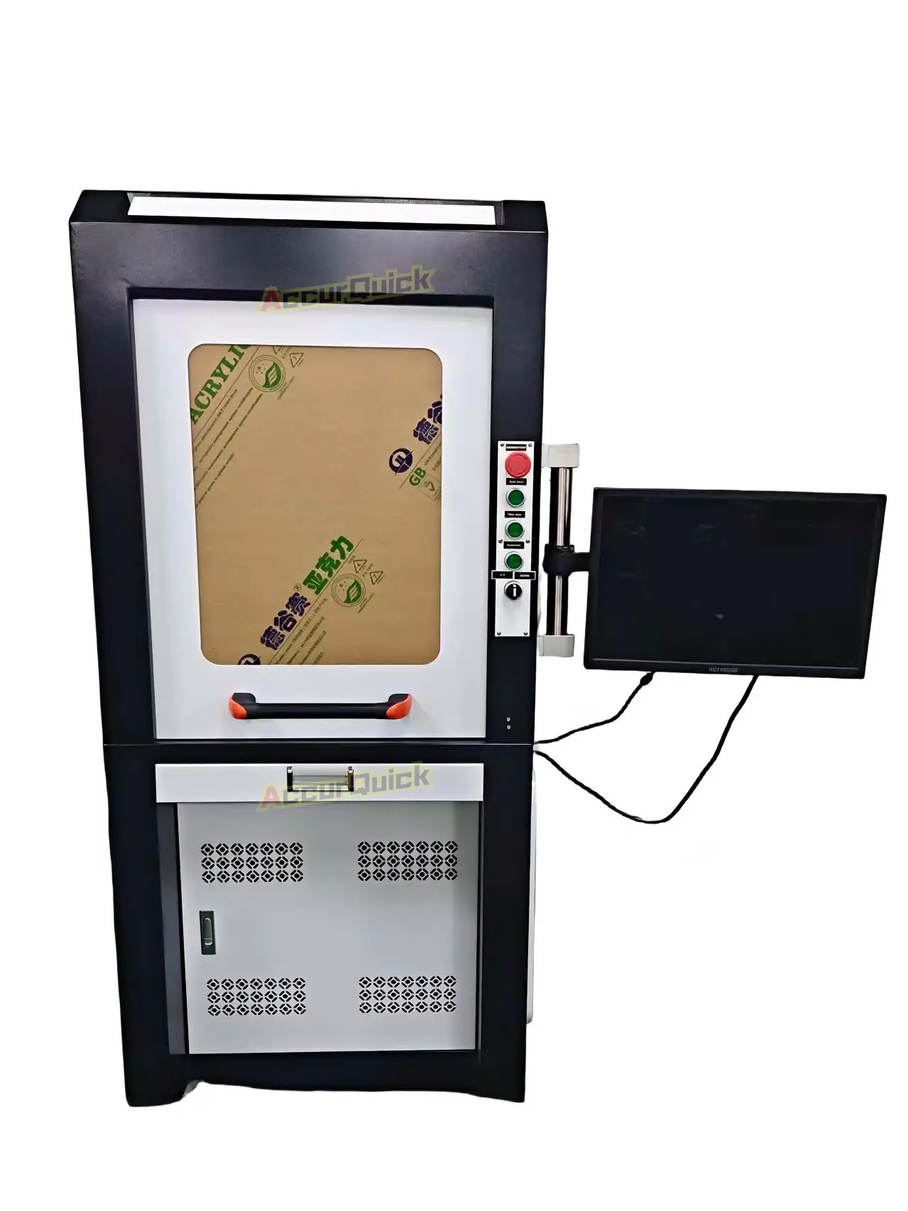 

Hot Sell Multifuctional Enclosed Fiber Laser Marking Machine 50W Laser Marker