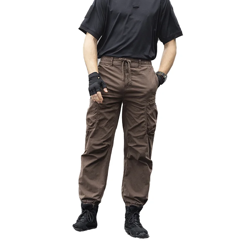 

Мужские модные рабочие брюки - дышащие брюки из хлопковой смеси для активного отдыха, альпинизма, кемпинга и исследований